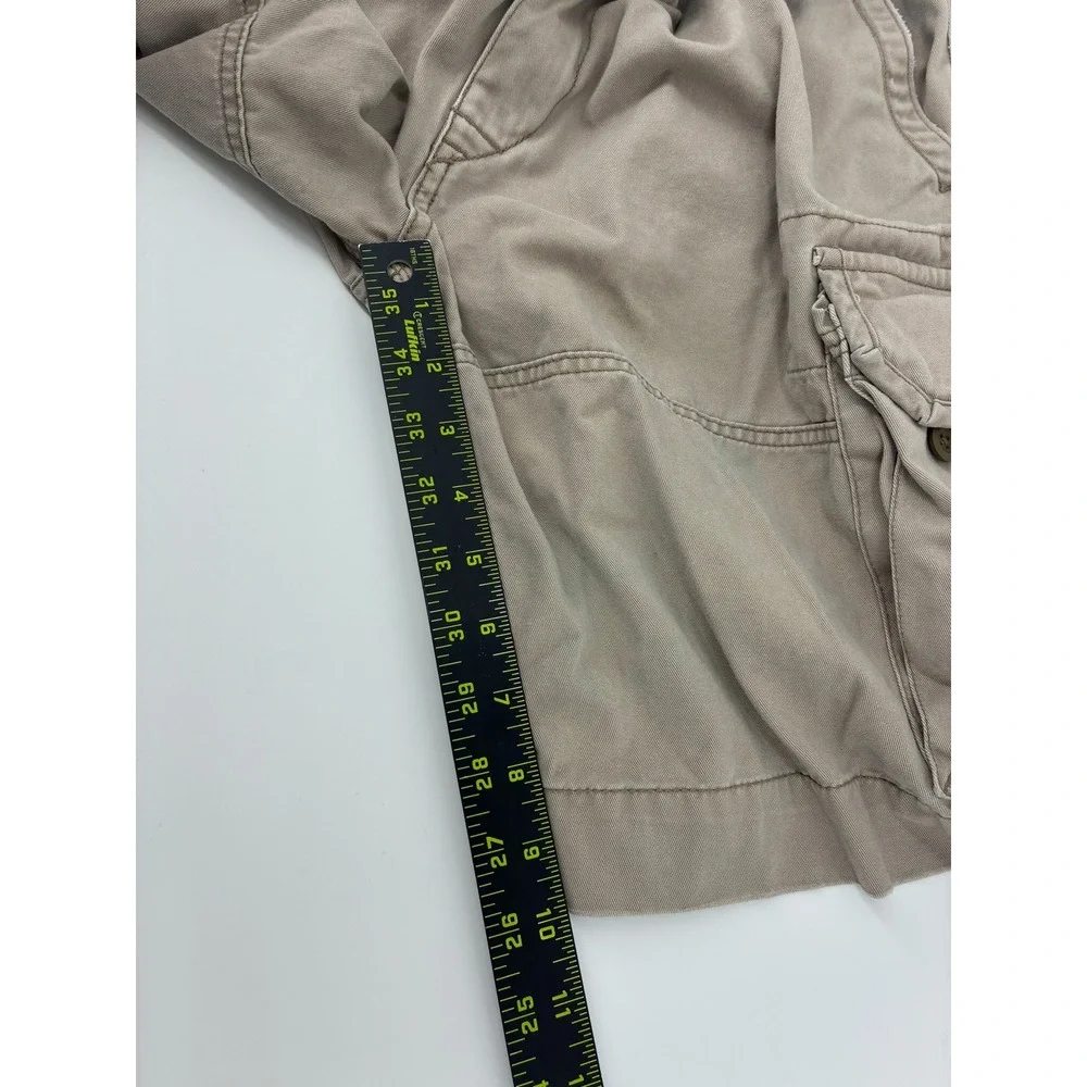 Polo Ralph Lauren Classic Polo Chino Cargo Shorts Mens 36 Khaki Tan Cotton Twill